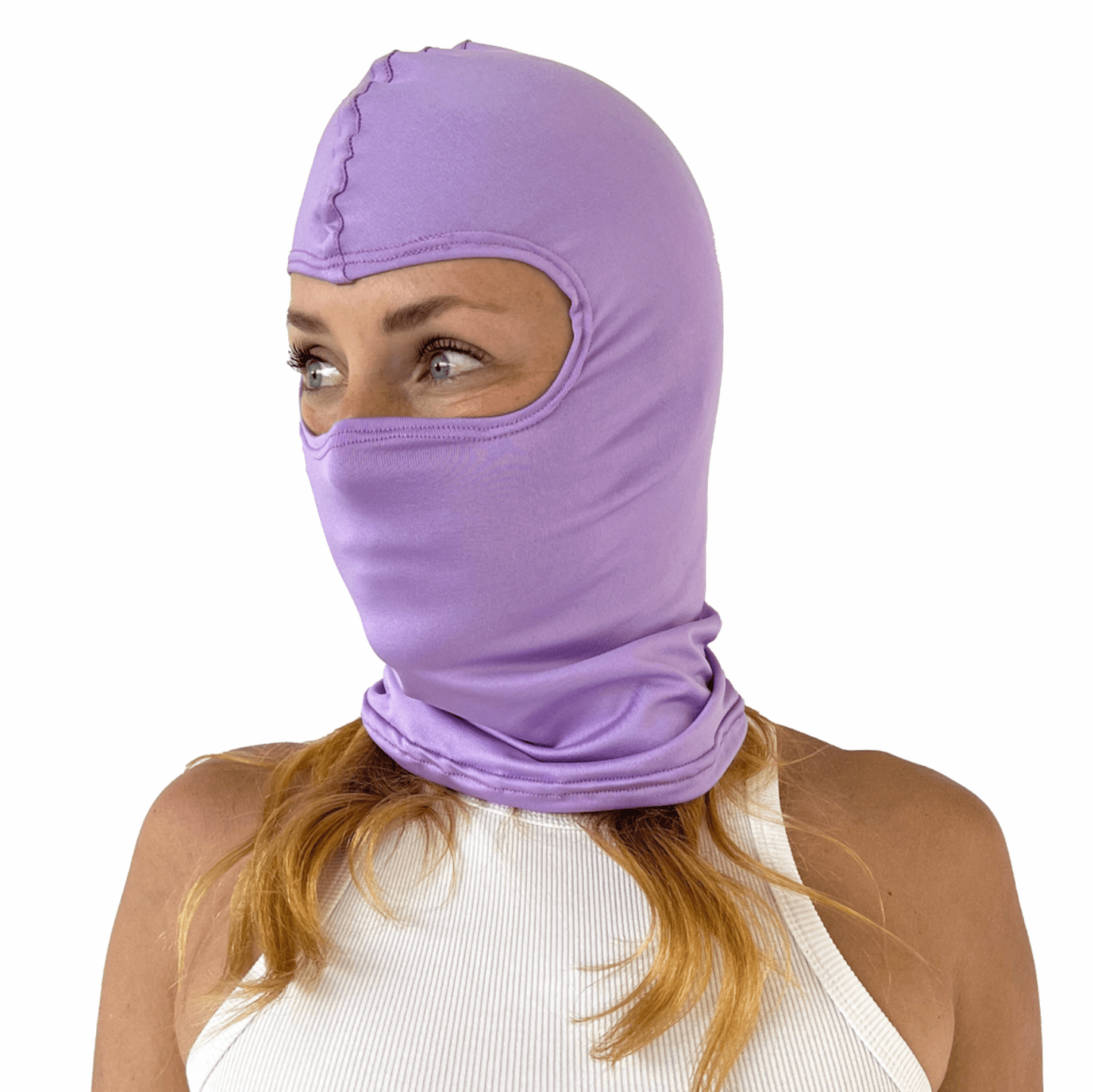 Balaclava Microfibra Unicolor Mora - Pescuezo