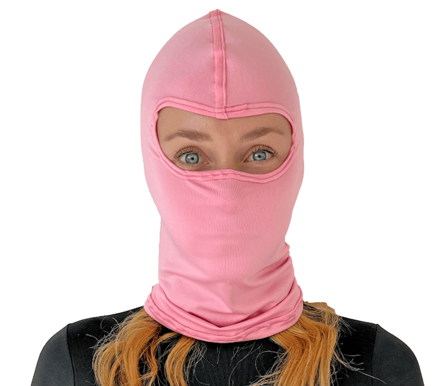 Balaclava Microfibra Unicolor Rosa - Pescuezo