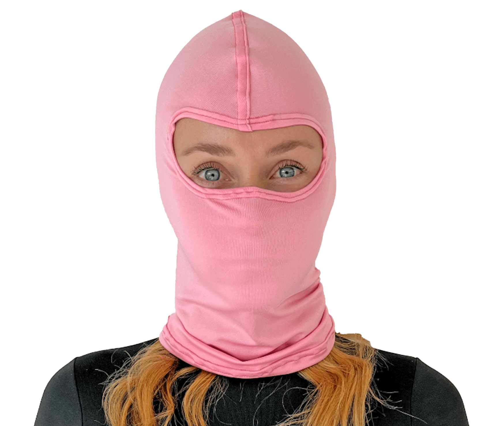 Balaclava Microfibra Unicolor Rosa - Pescuezo