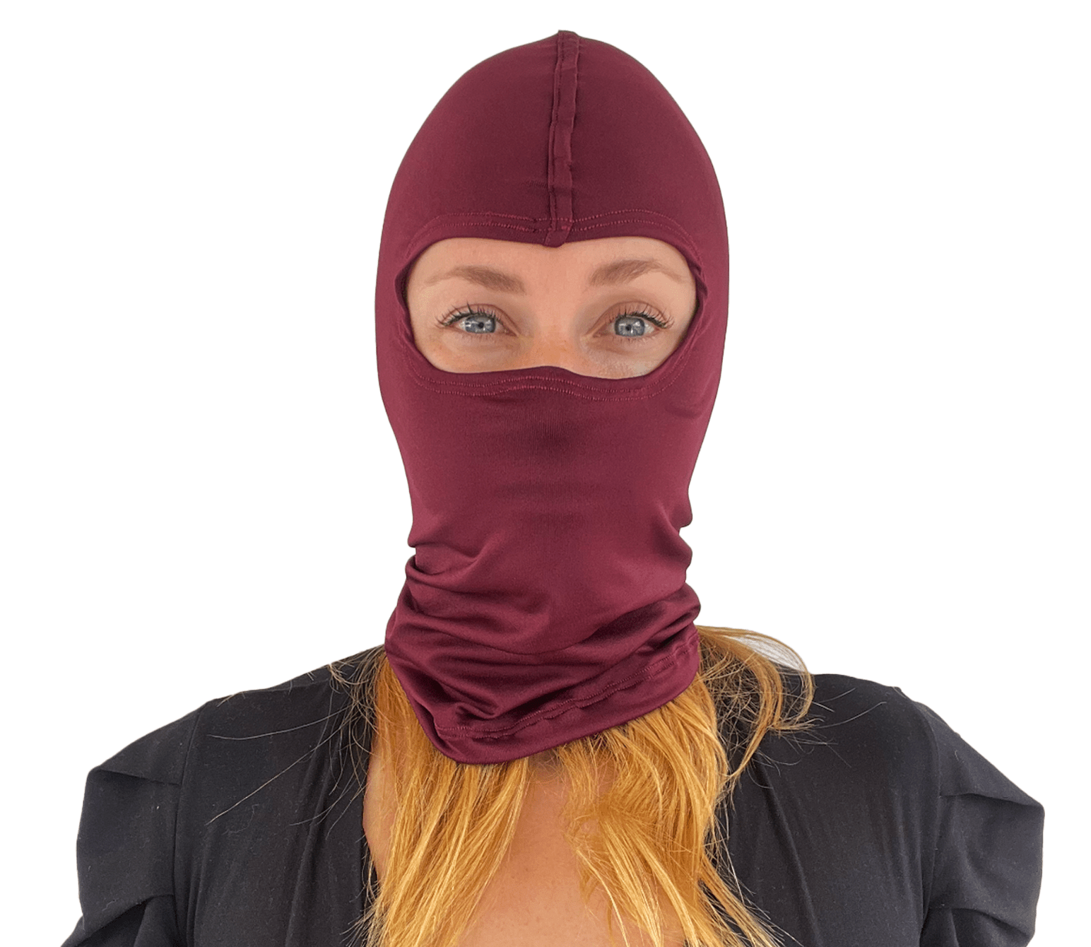Balaclava Microfibra Unicolor Vino - Pescuezo