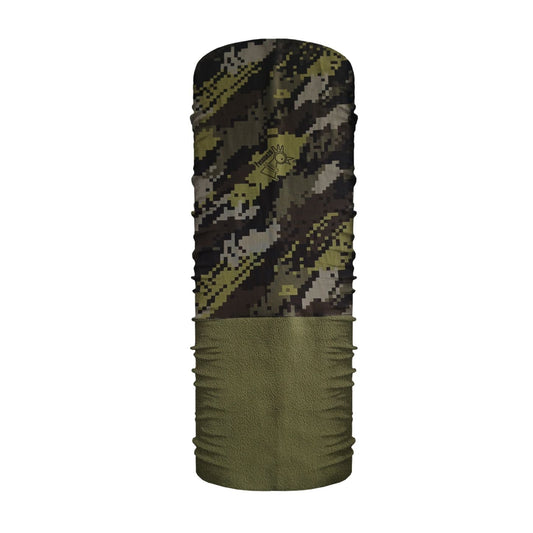 Bipolar Microfibra Camuflado Pixel Verde - Pescuezo