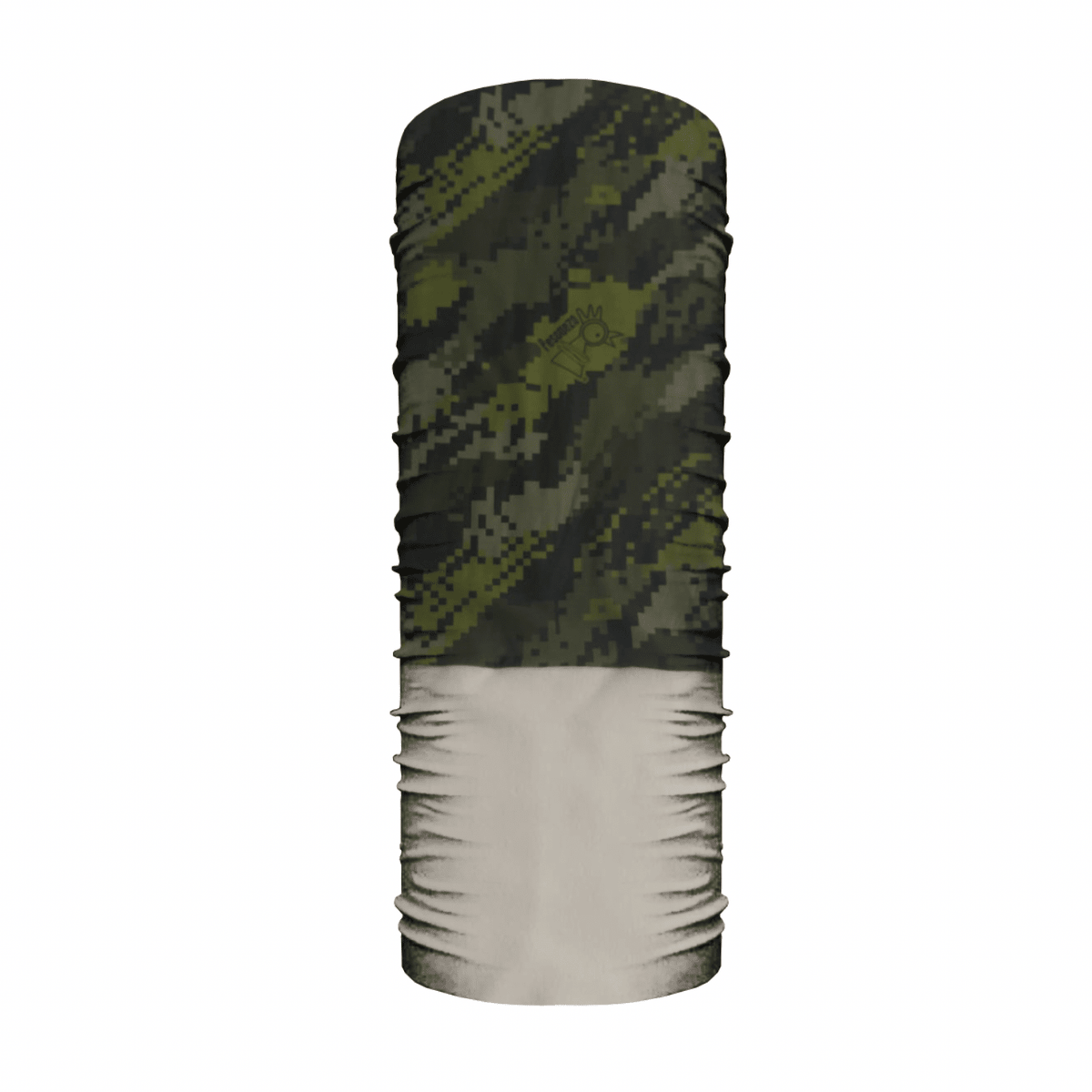 Bipolar Microfibra Camuflado Pixel Verde - Pescuezo
