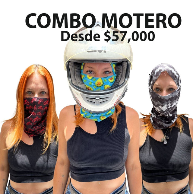Combo Motero Custom Bundle Pescuezo