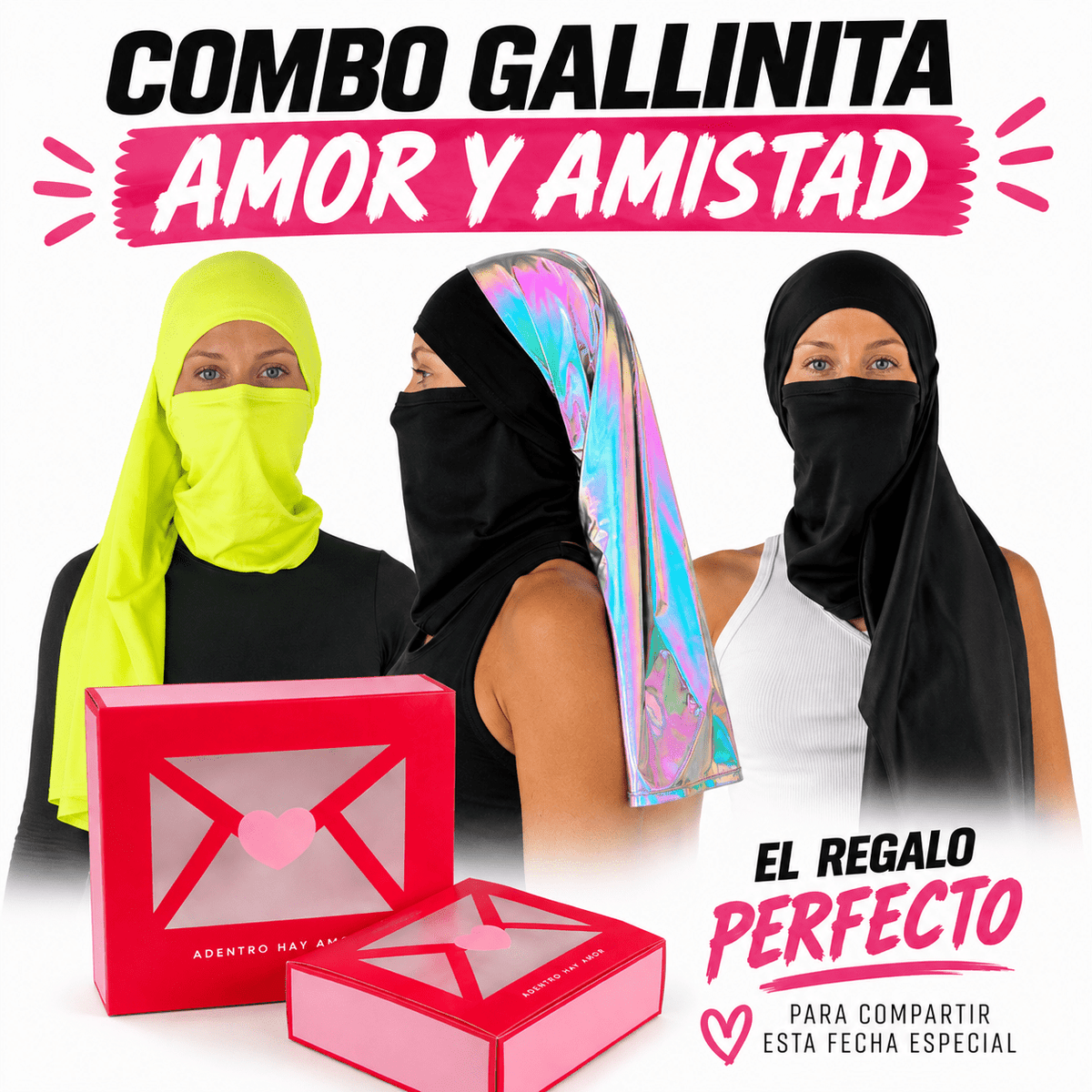 Combo Gallinita Amor y Amistad - Pescuezo