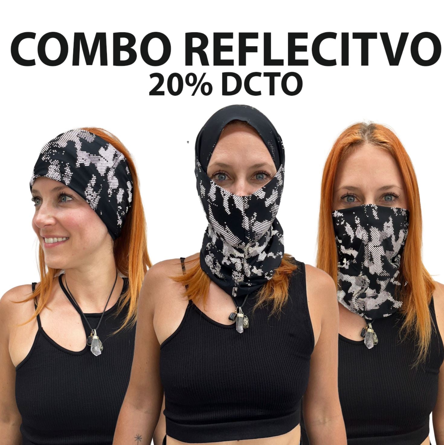 Combo Luz Reflectivos - Pescuezo