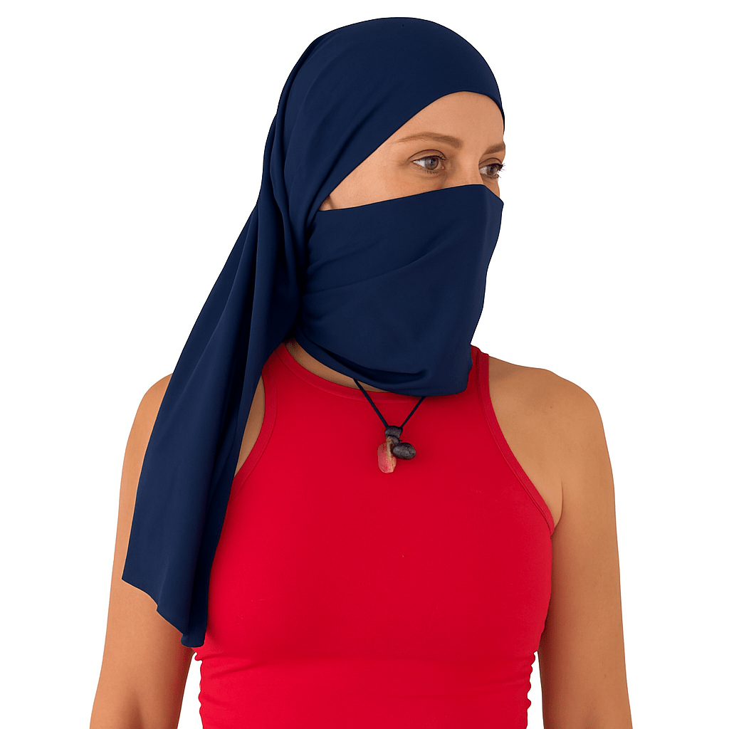 Doble Hijuepeta Microfibra Azul Oscuro 100 cms - Pescuezo