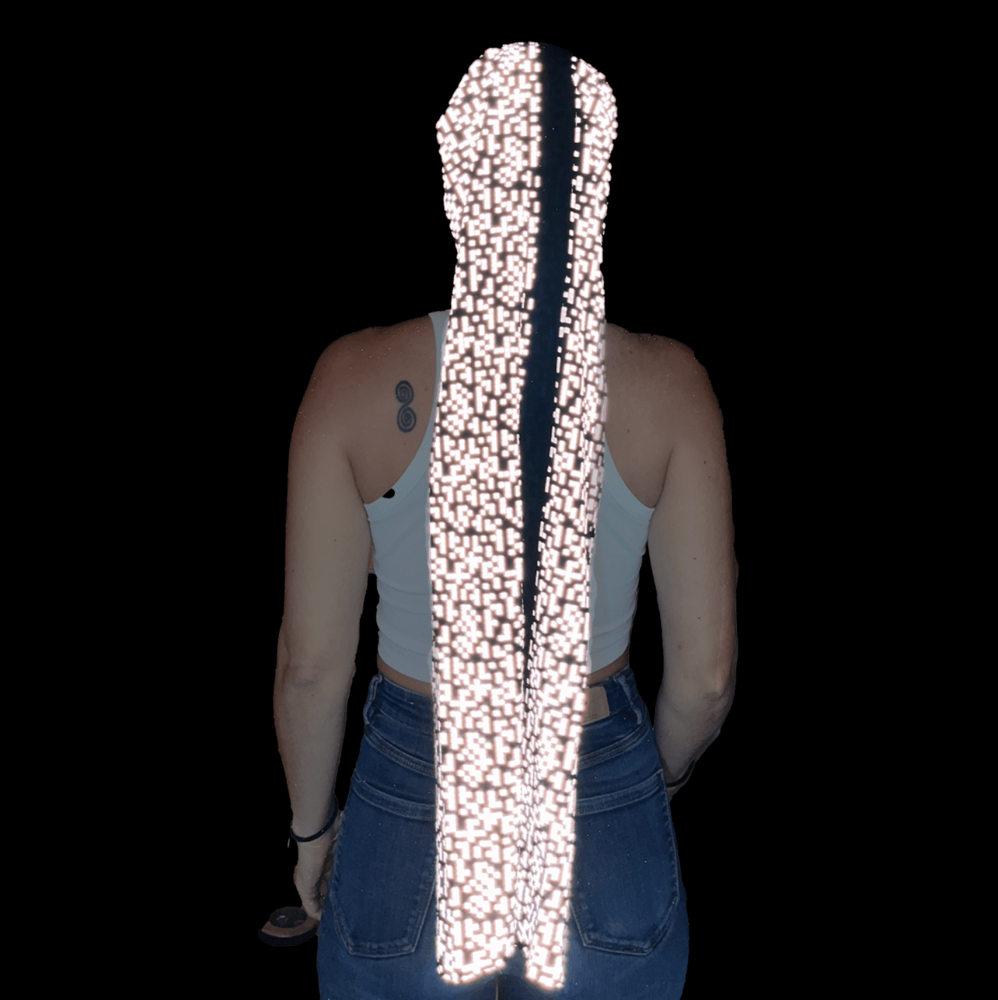 HijuePeta Luz Lego B&N 100 cms - Pescuezo