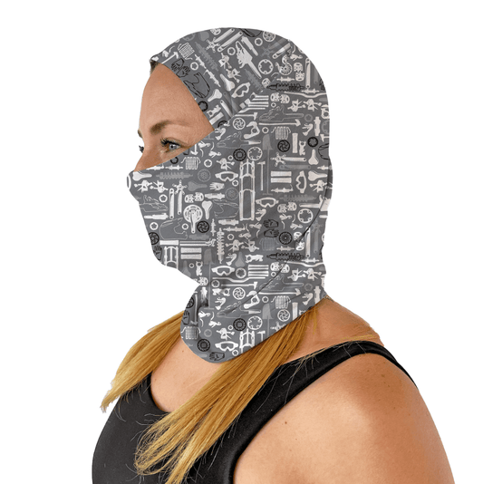 Microfibra Bici Partes Gris - Pescuezo