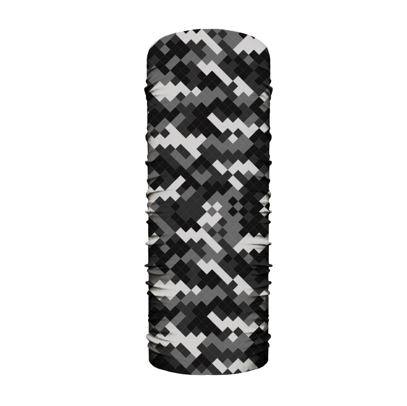 Microfibra Camuflado Pixel Byn - Pescuezo