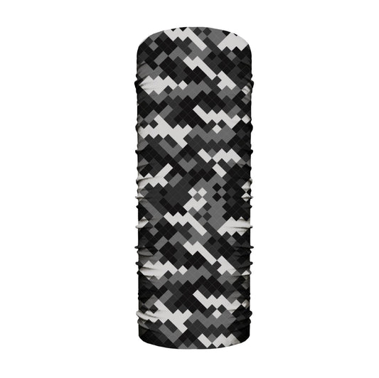 Microfibra Camuflado Pixel Byn - Pescuezo