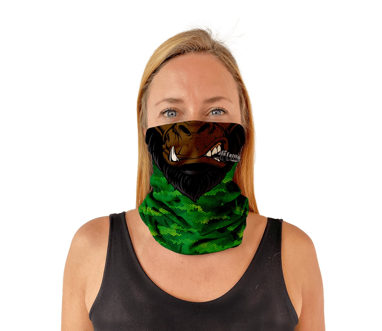 Microfibra Gorila Verde - Pescuezo