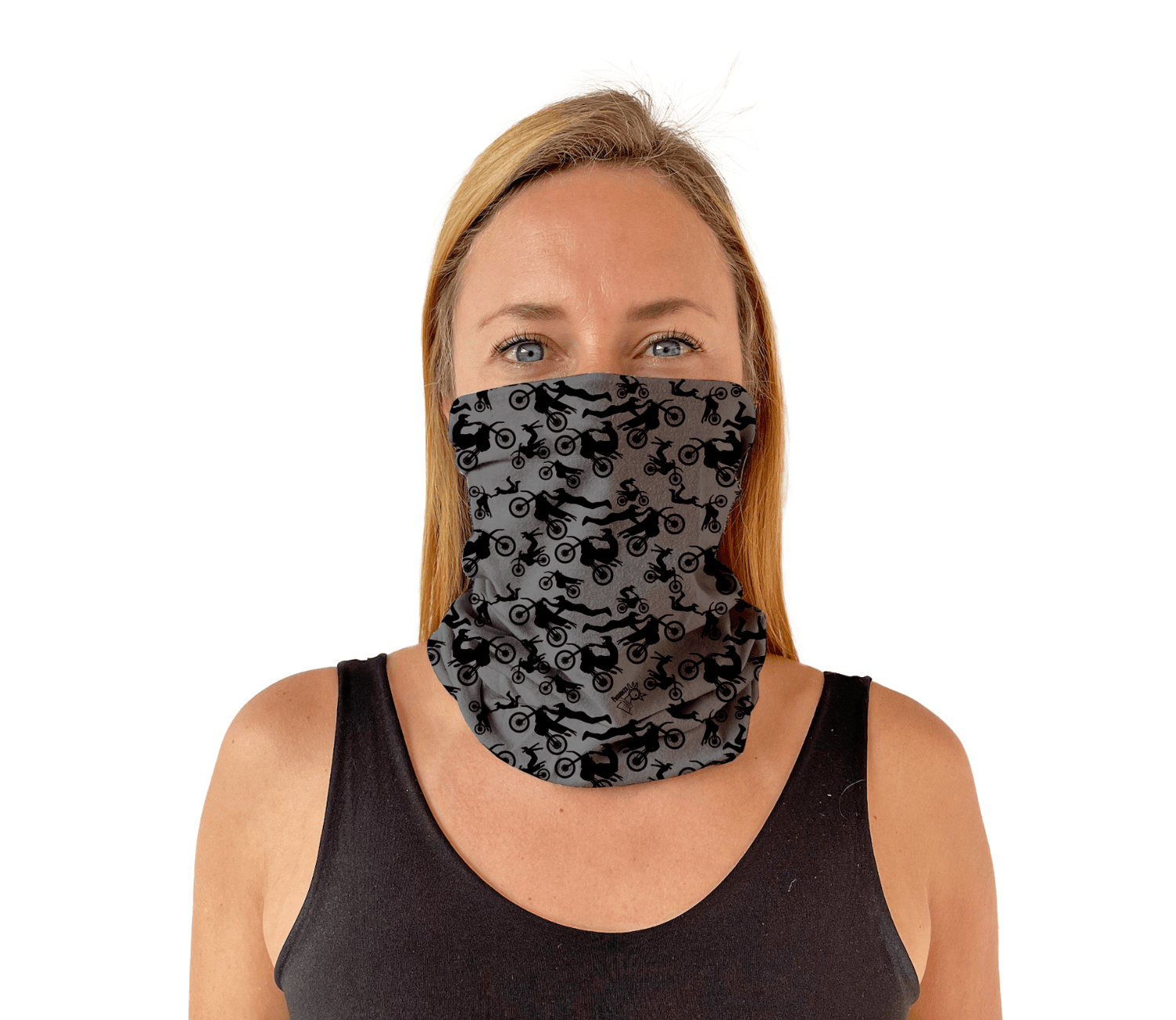 Microfibra Moto Salto Gris - Pescuezo