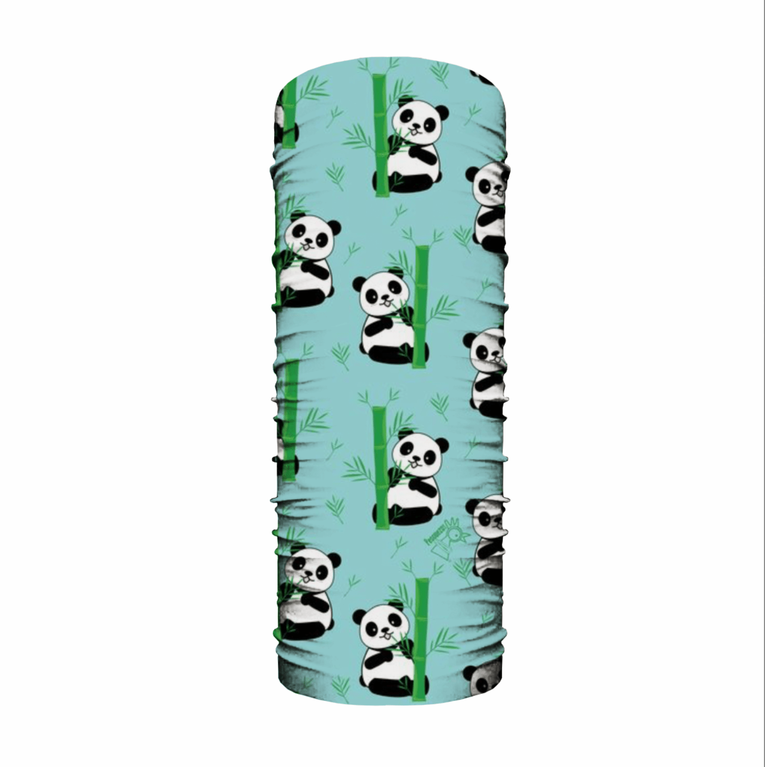 Microfibra Pandas Comiendo - Pescuezo