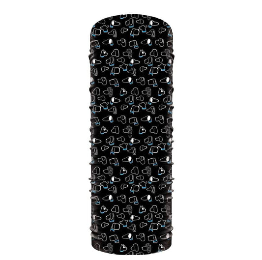 Microfibra Perros Negro - Pescuezo