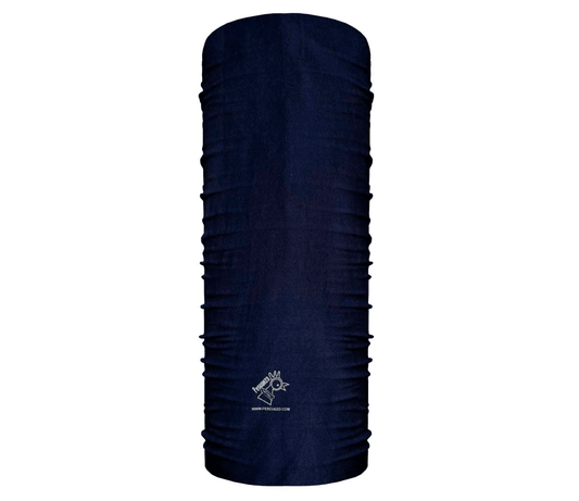 Microfibra Unicolor Azul Oscuro - Pescuezo