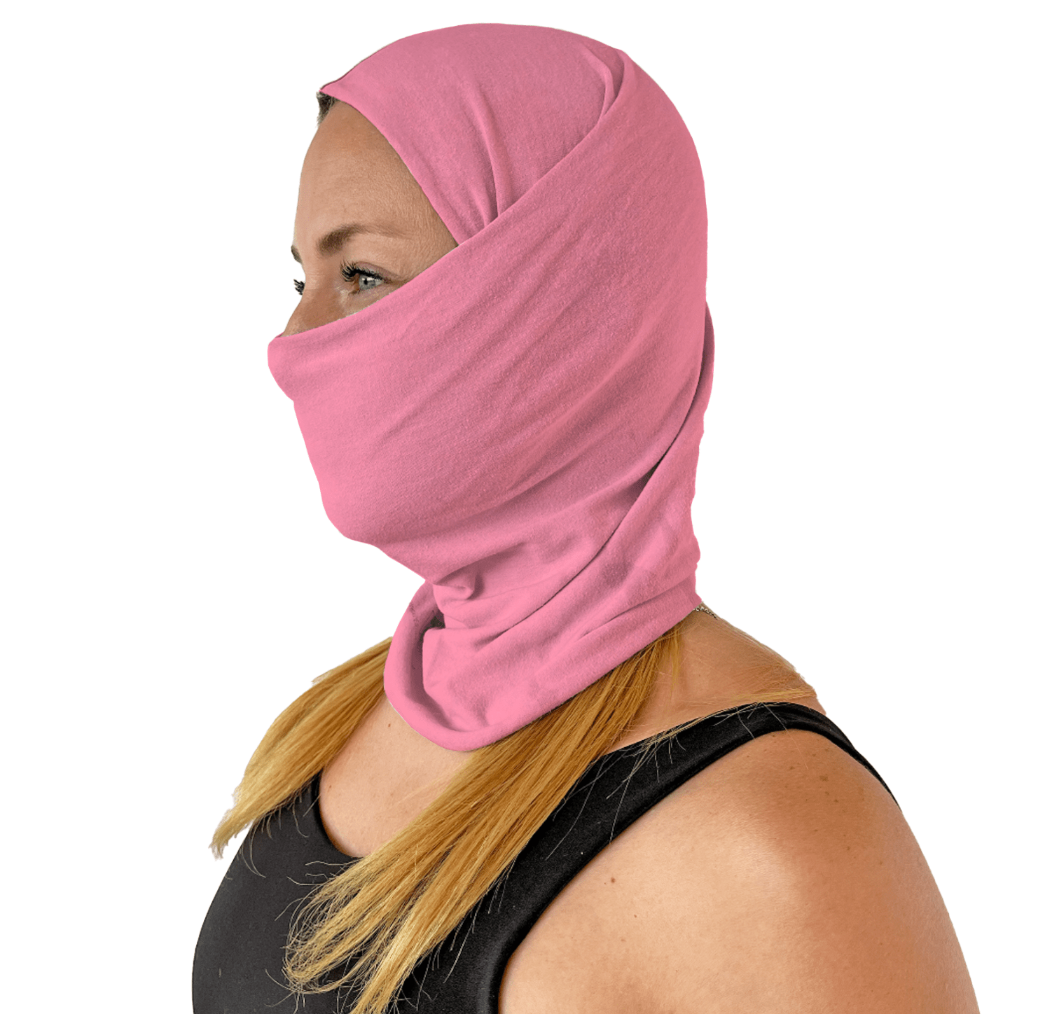 Microfibra Unicolor Rosado - Pescuezo