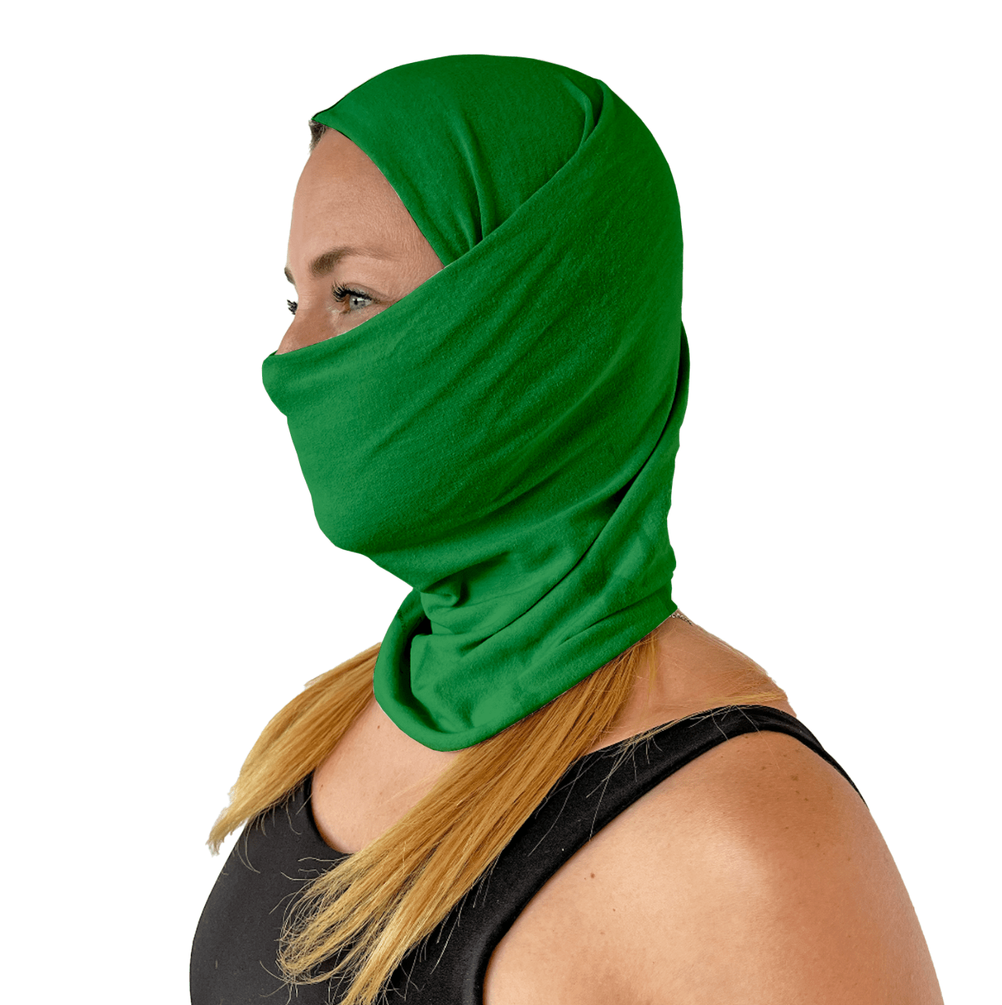 Microfibra Unicolor Verde - Pescuezo