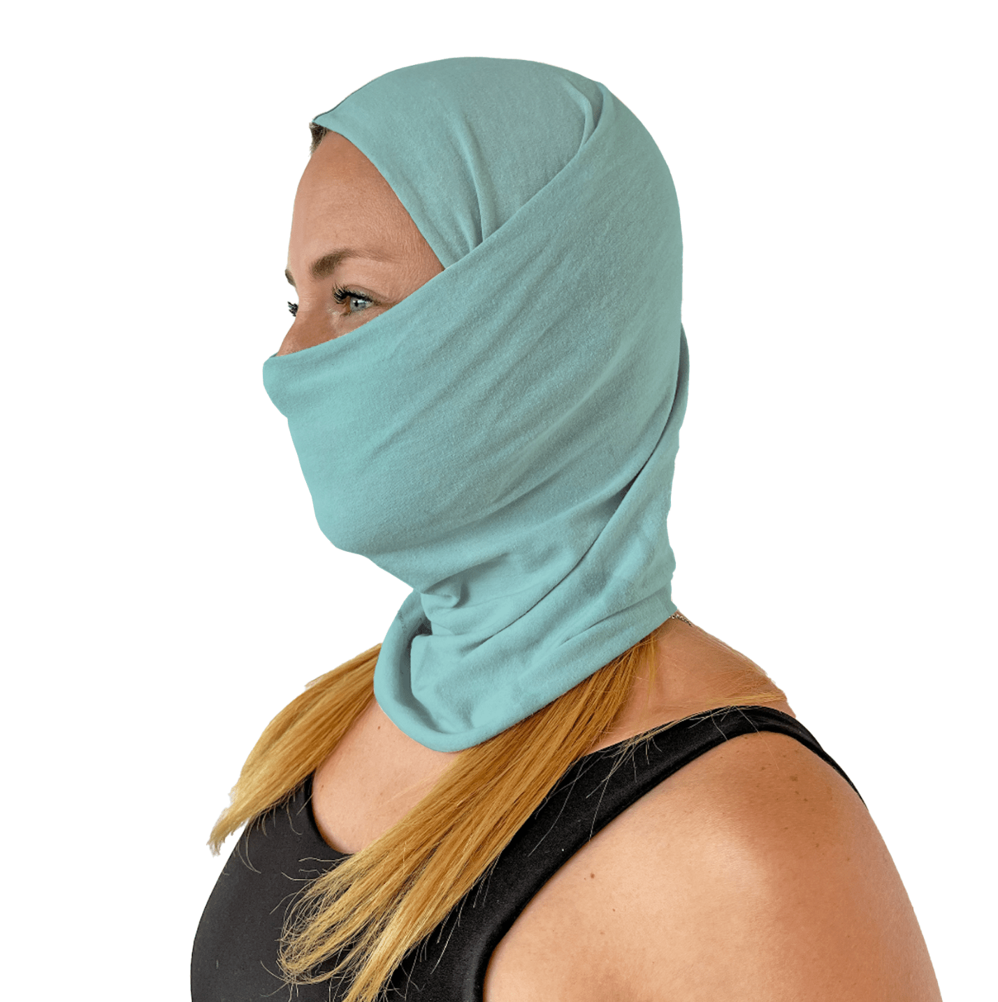 Microfibra Unicolor Verde Menta - Pescuezo