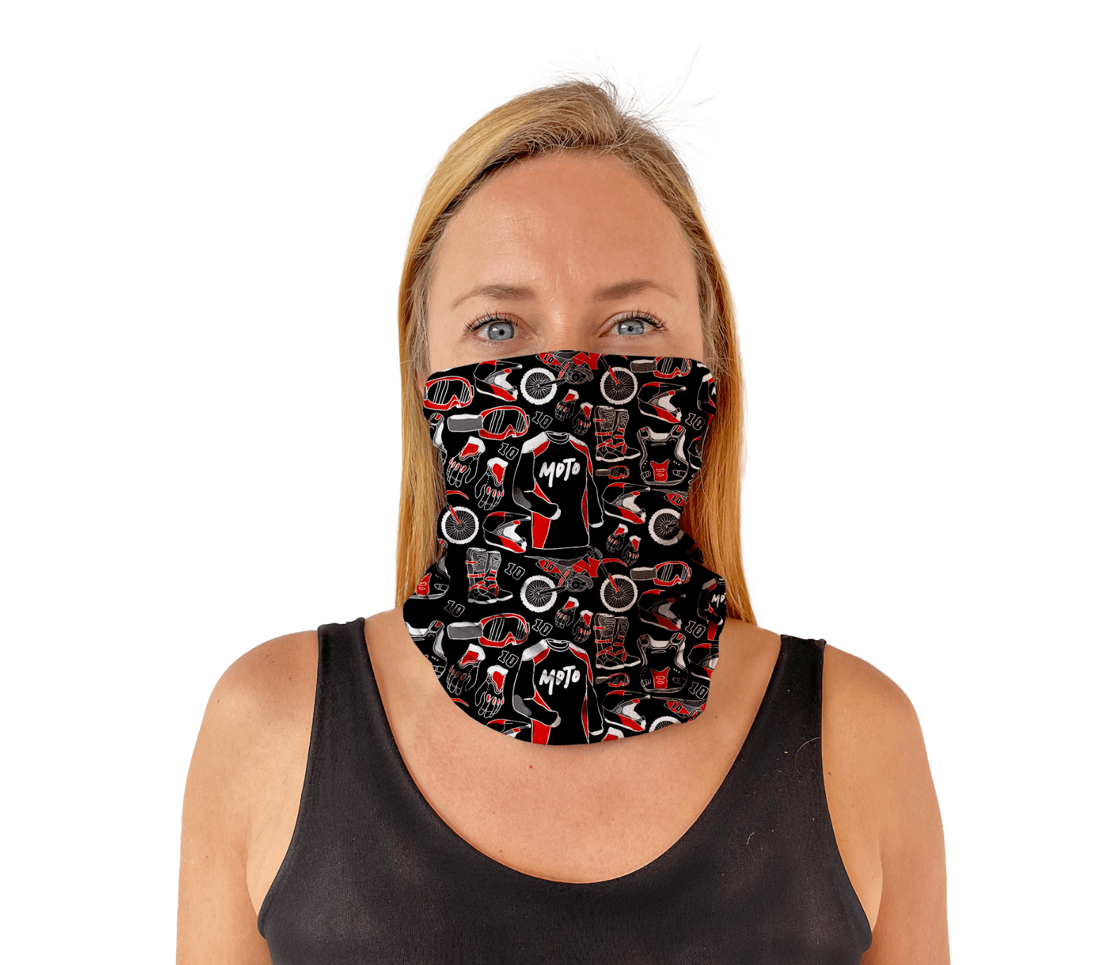 Microfibra uniforme Rojo - Pescuezo