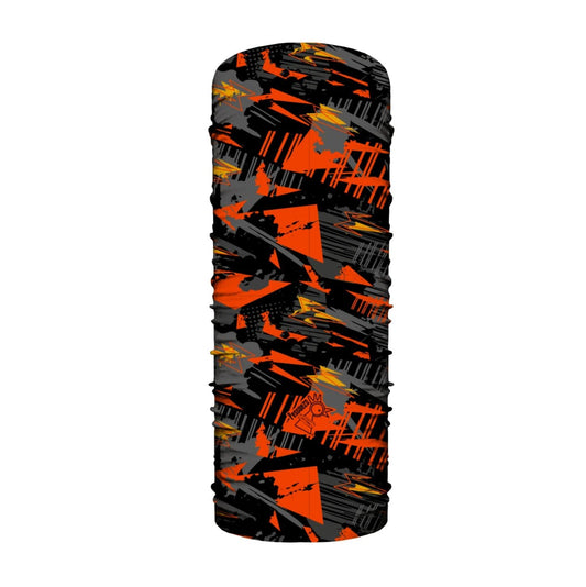Microfibra Vidrios Rotos Naranja - Pescuezo