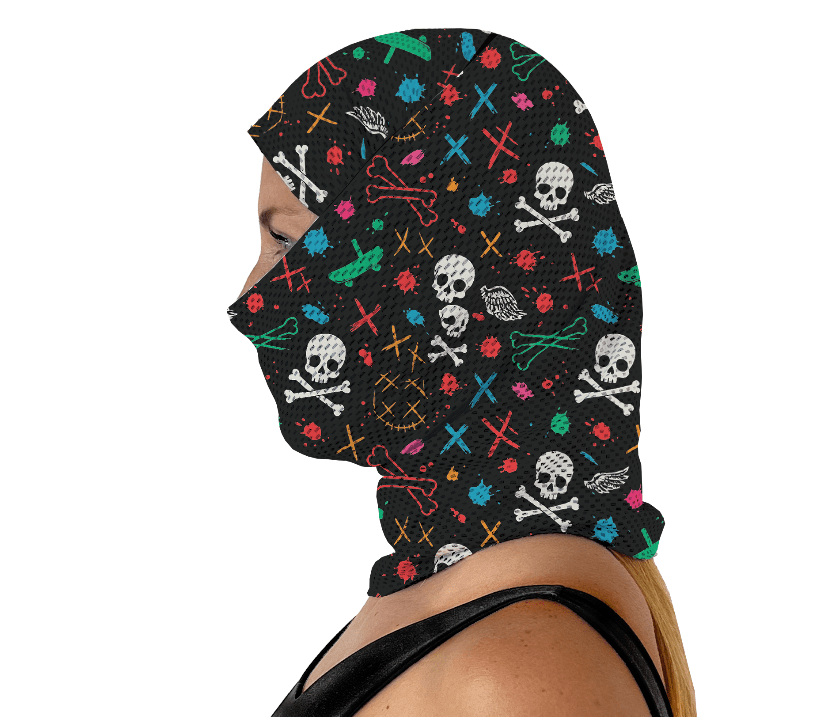 Peto Fiesta Dark Neon - Pescuezo