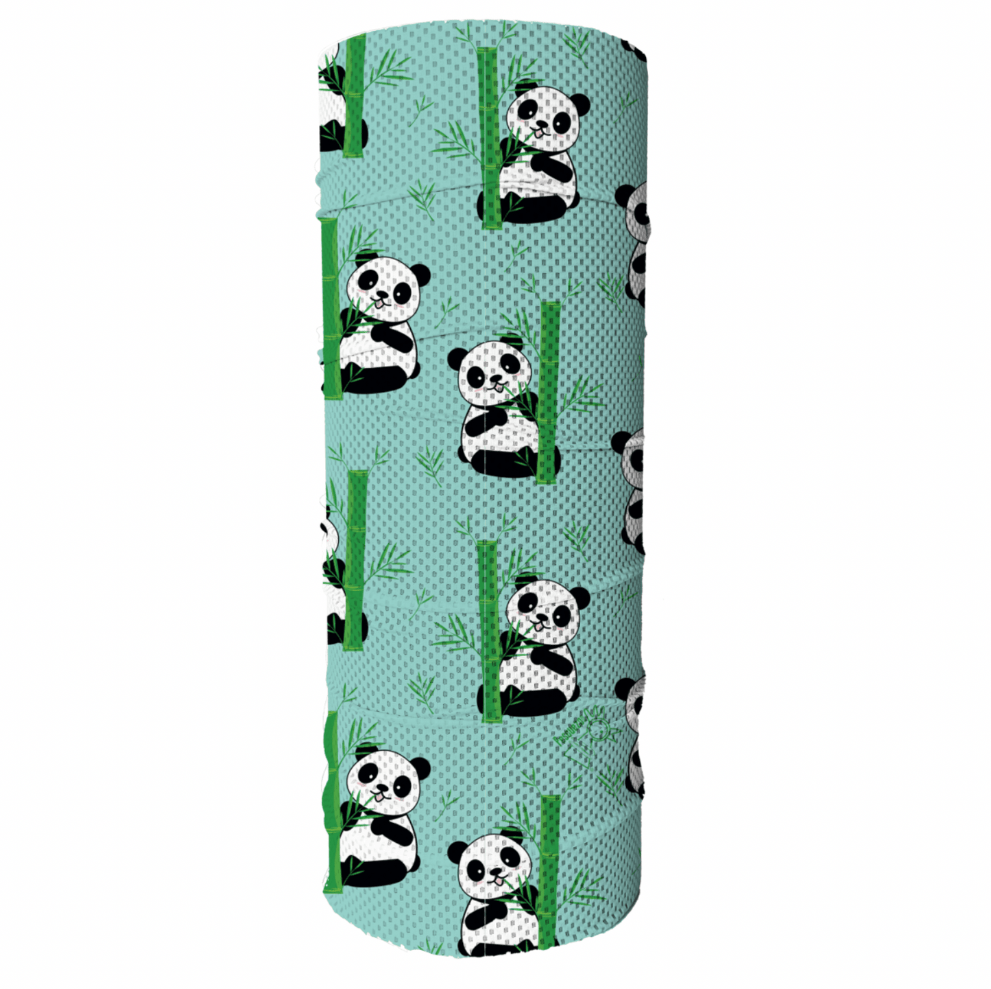 Peto Pandas Comiendo - Pescuezo
