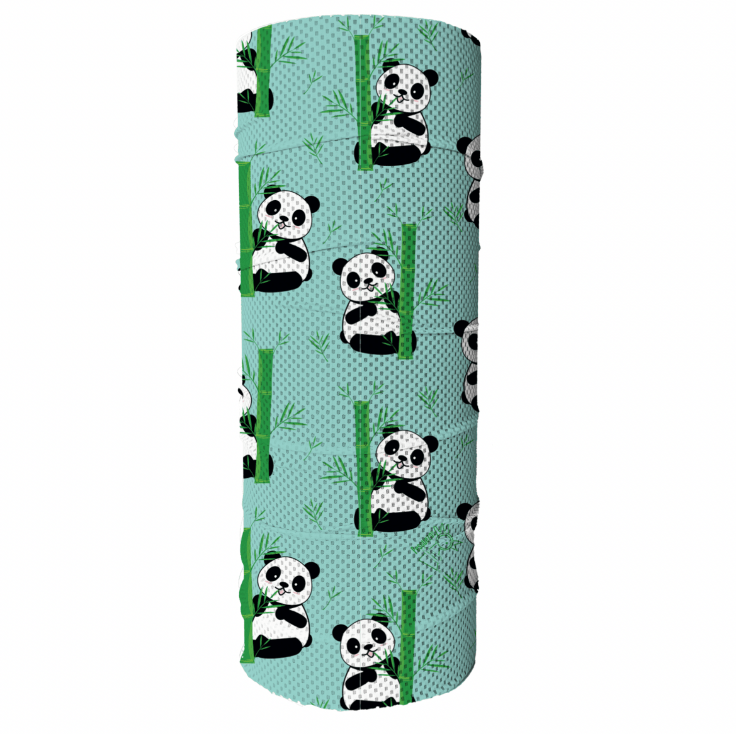 Peto Pandas Comiendo - Pescuezo