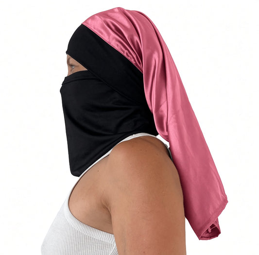 Pescuezo Doble Hijuepeta Satín Rosa 50 cms