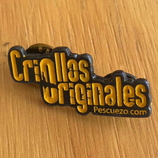 Pin Criollos Amarillo Pescuezo
