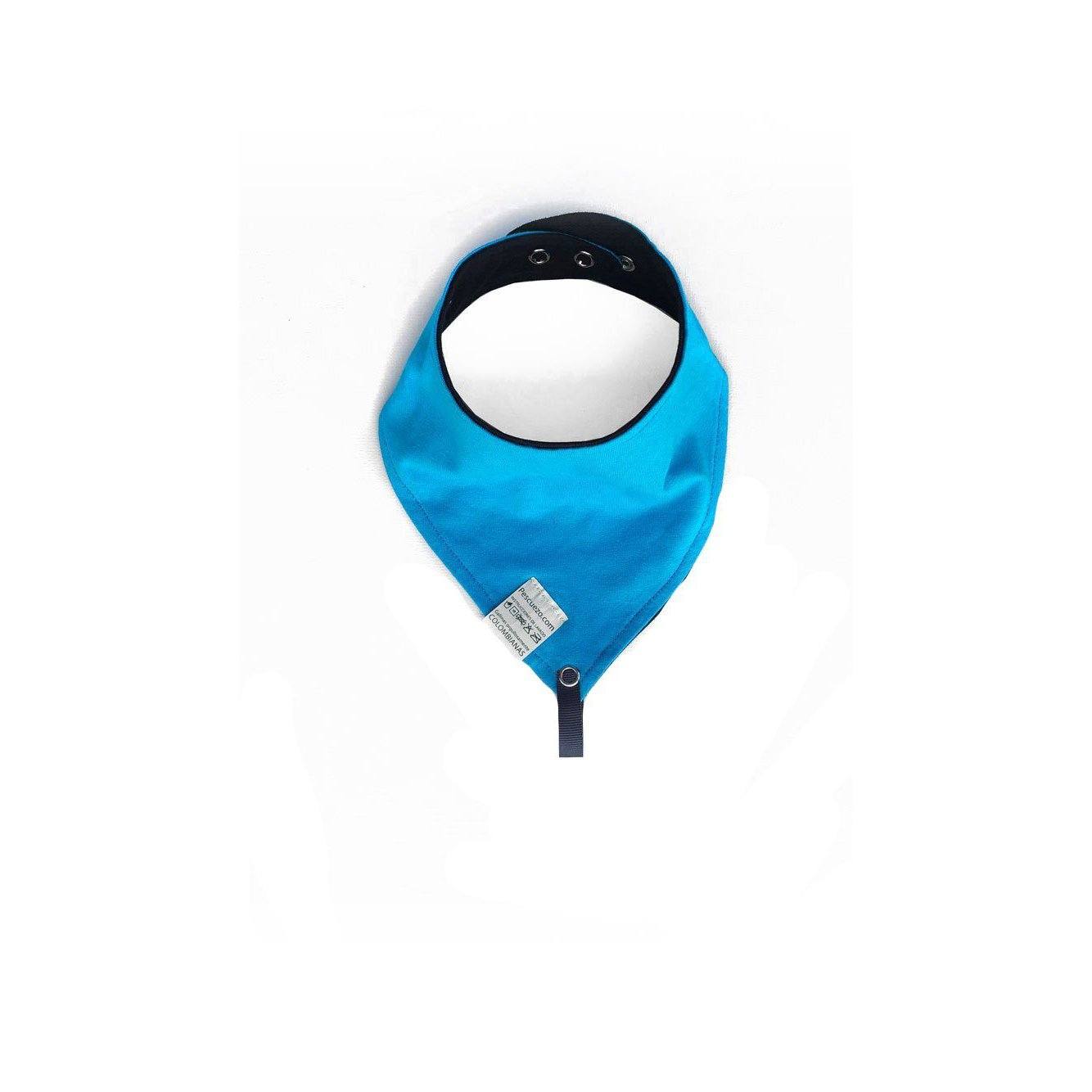 Babas Azul Negro Broches Pescuezo
