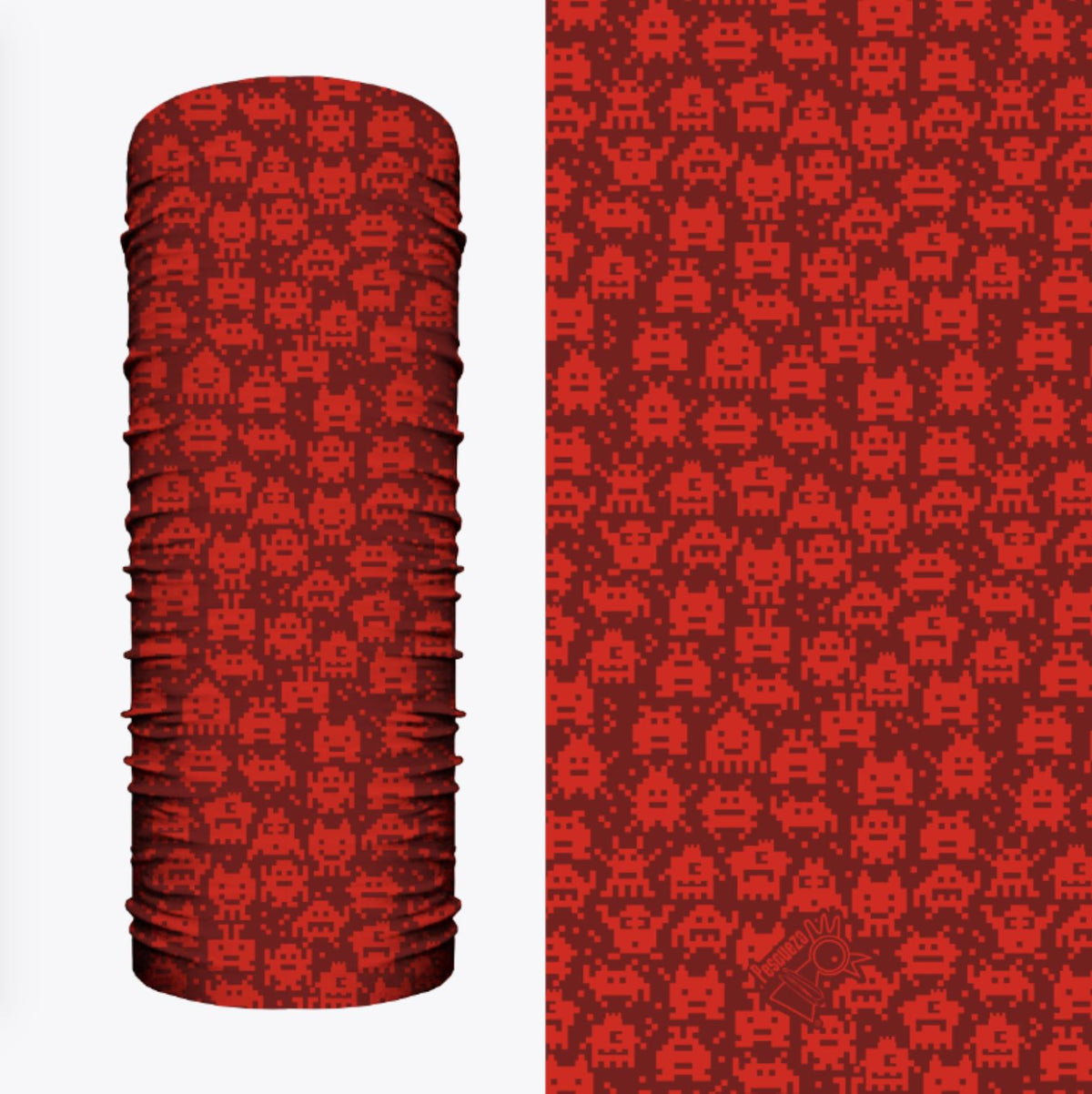 Microfibra Galaga Rojo Pescuezo Microfibra Pescuezo