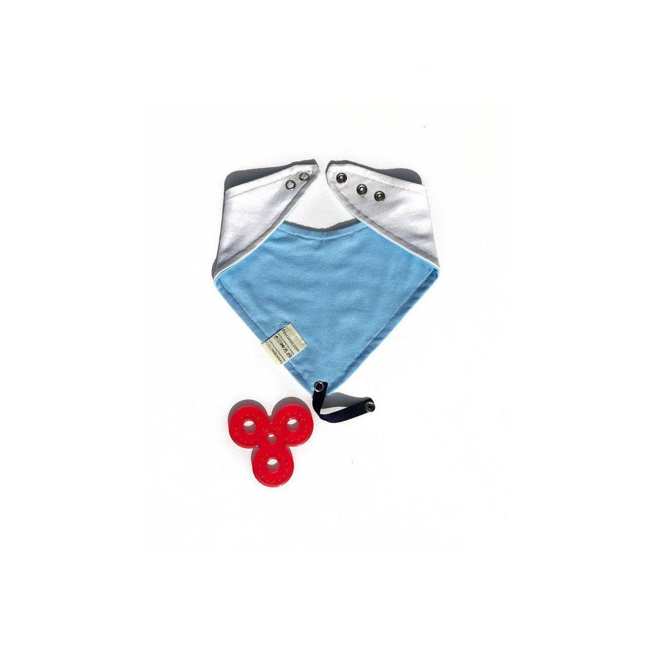 Babas Azul Hueso Broches - Pescuezo