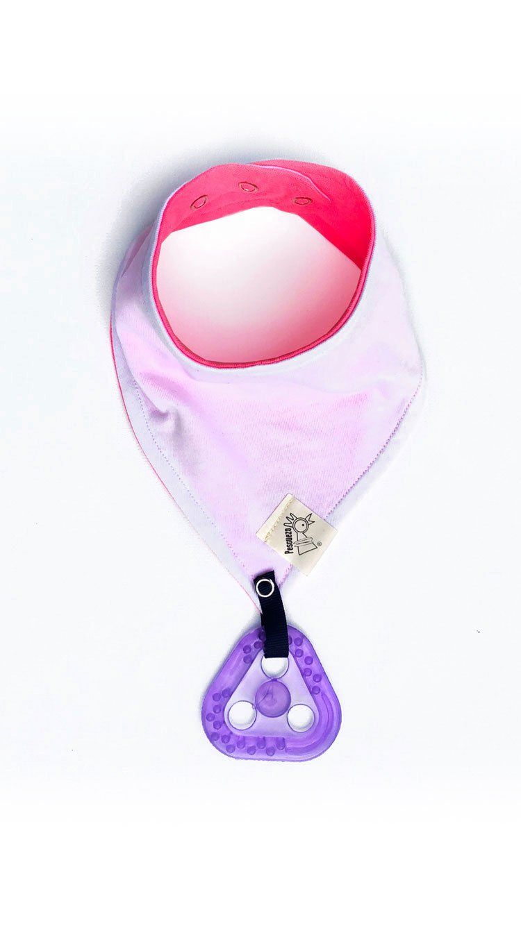 Babas Fucsia Blanco Broches - Pescuezo