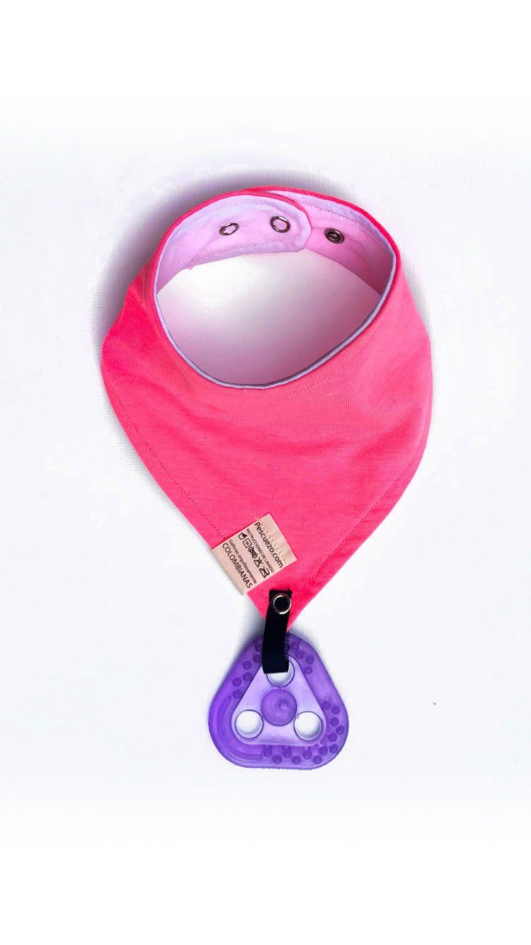 Babas Fucsia Blanco Broches - Pescuezo