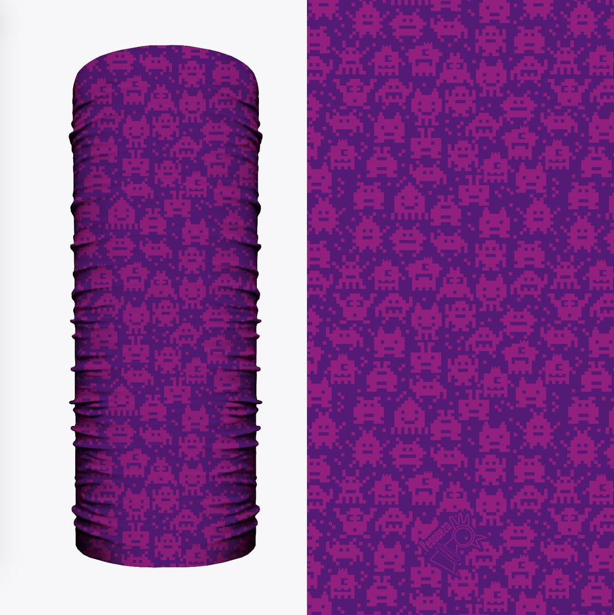 Microfibra Galaga Morado - Pescuezo