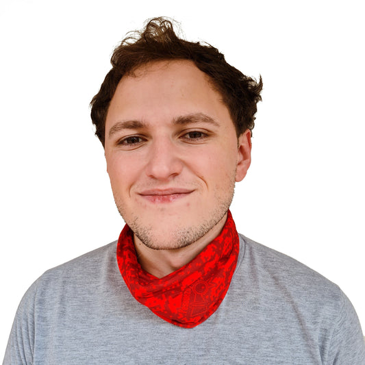 Microfibra Galaga Rojo - Pescuezo