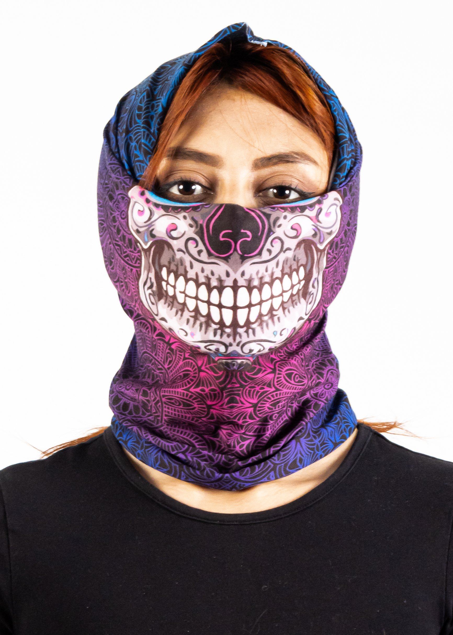 Microfibra Caras CandySkull Pescuezo Microfibra Pescuezo
