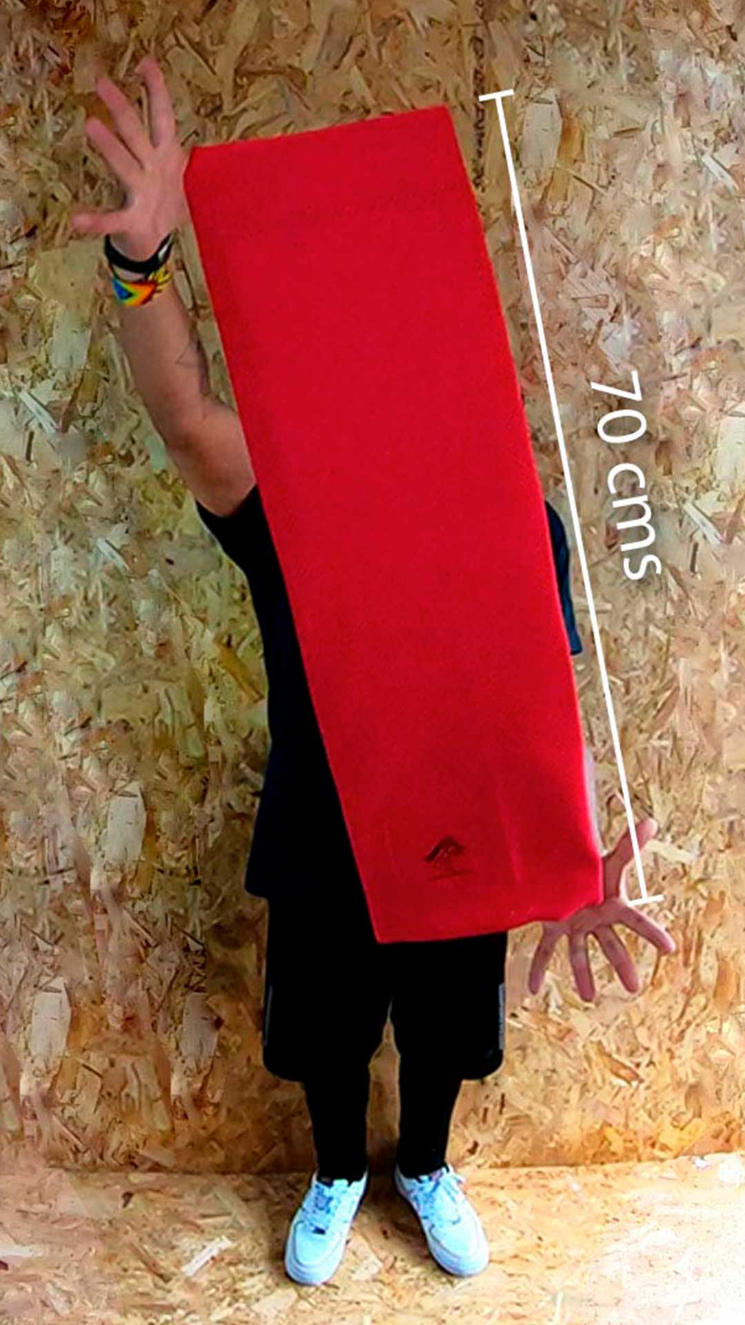 Peta Unicolor Rojo - Pescuezo