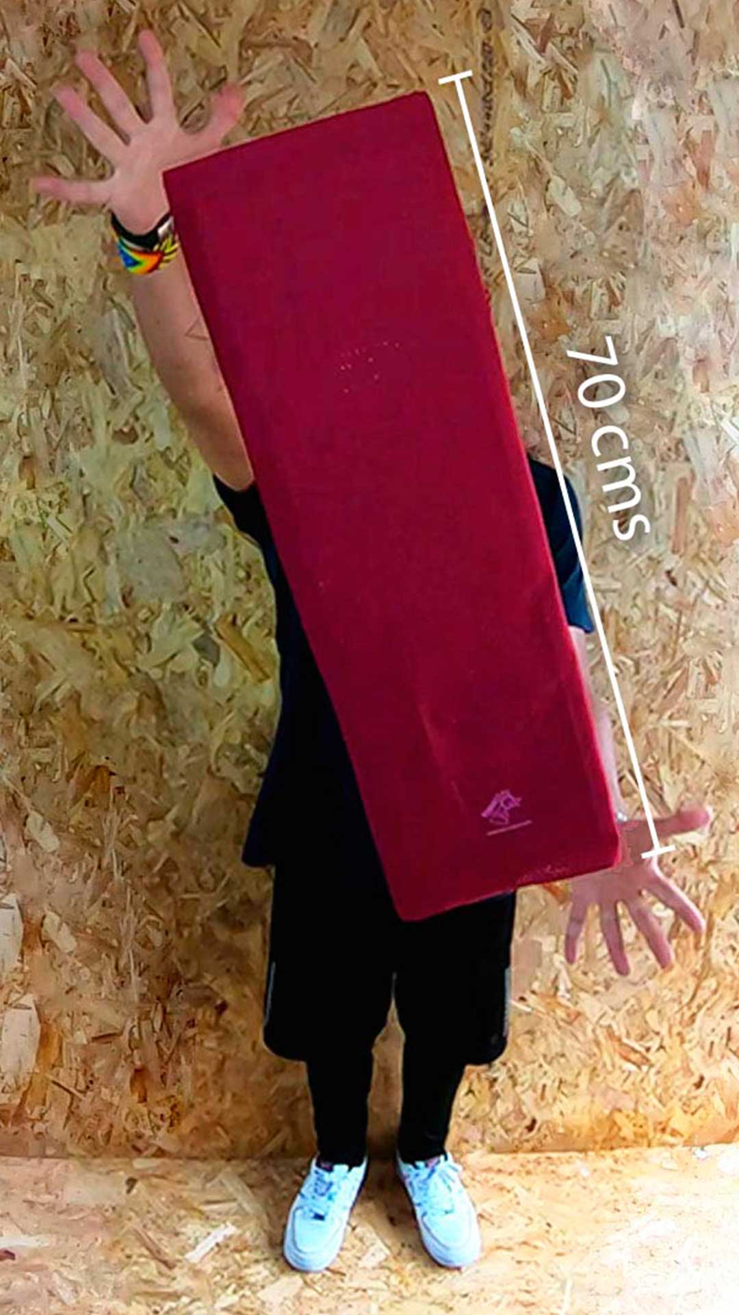 Peta Unicolor Vino - Pescuezo