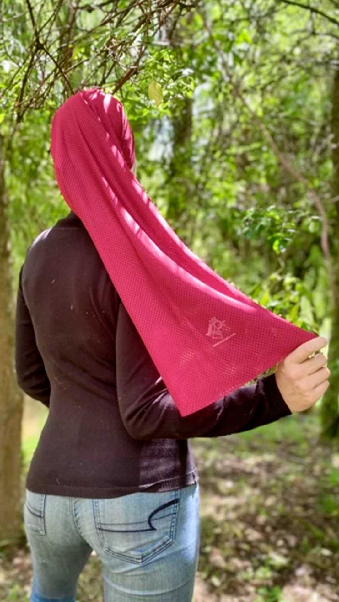 Peta Unicolor Vino - Pescuezo