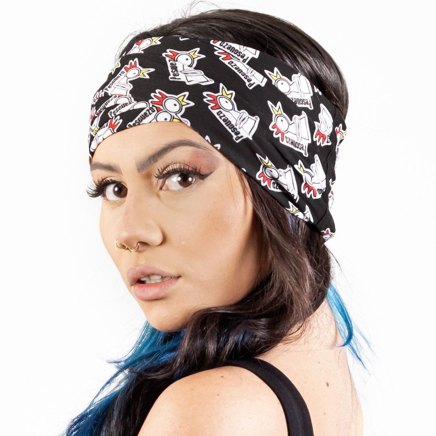 Pluma Pollos BYN - Pescuezo