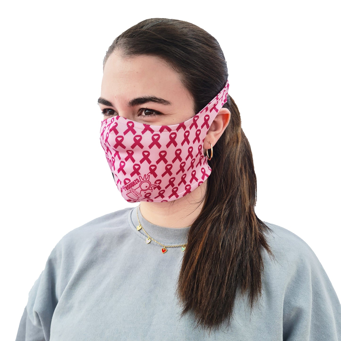 Plumera Fuerza Rosa Lazo - Pescuezo