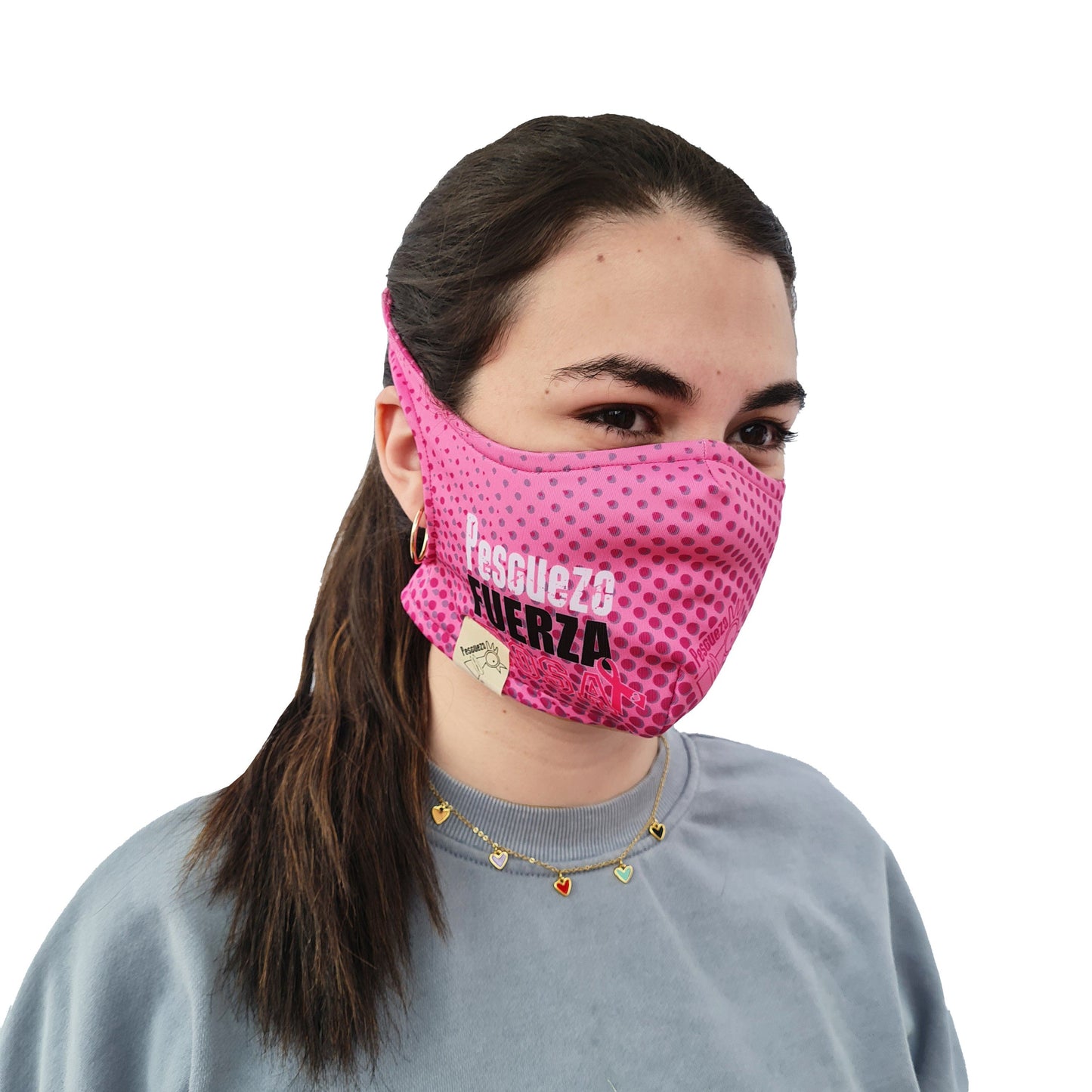 Plumera Fuerza Rosa Poder - Pescuezo